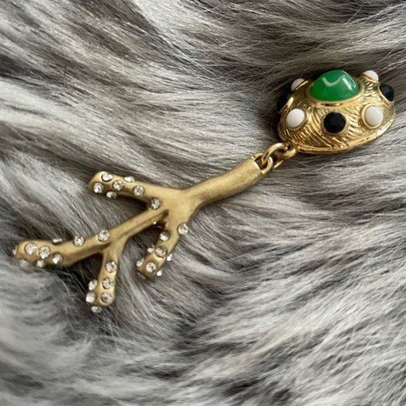 sea theme drop earrings asymmetrical - Picture 4 of 5